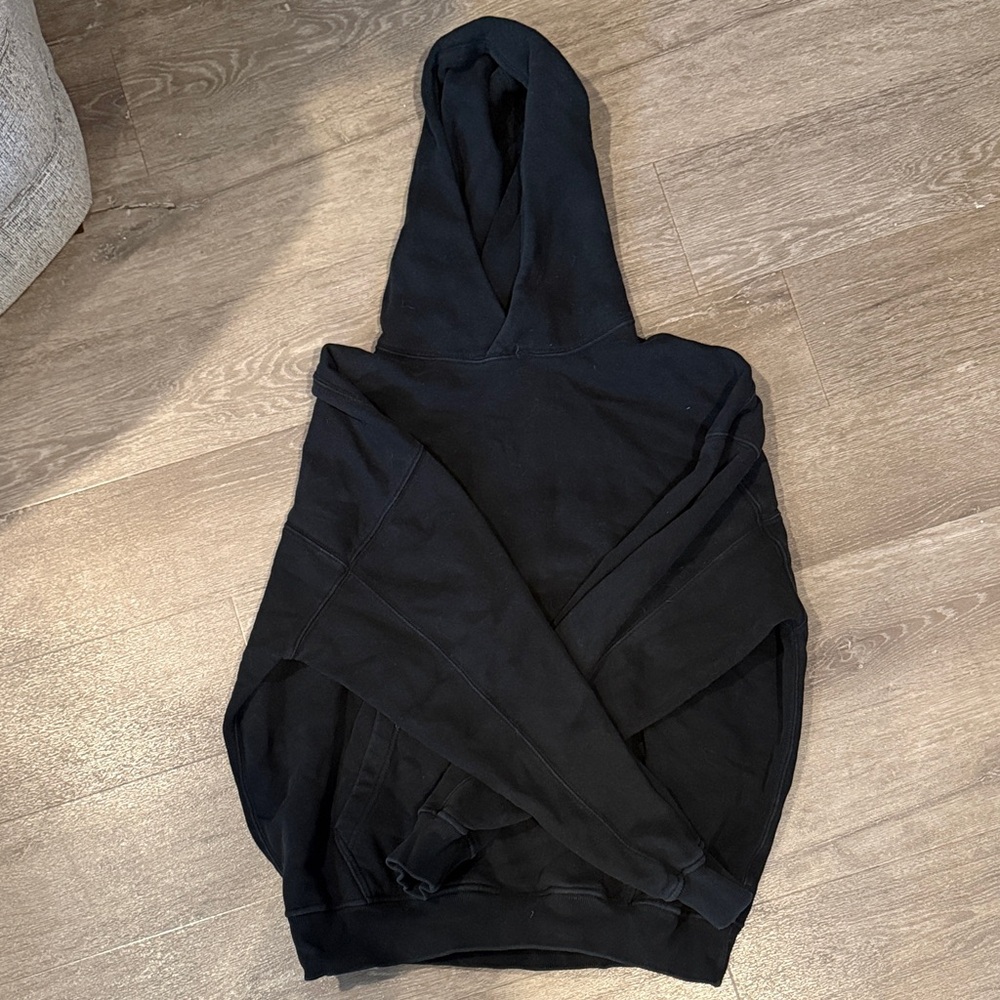 Abercrombie & Fitch Men's Black Hoodie Sweater